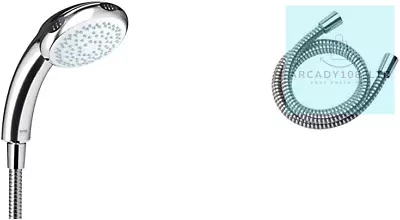 Chrome 4-Spray Shower Head & 1.25m Easy Clean Hose Set - Mira Logic & Response • £106.93