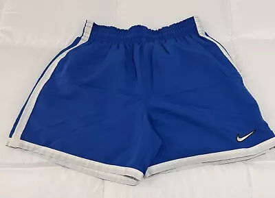Vintage 90's Y2K Nike Men's Shorts Size M Soccer Retro OG Blue Rare • $49.99
