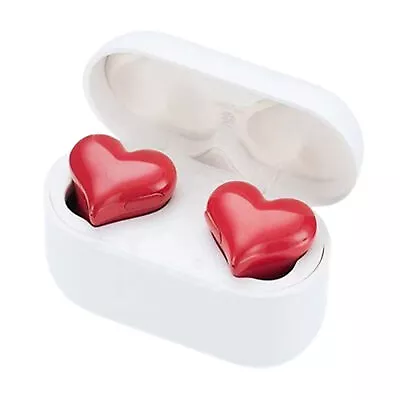 Wireless Bluetooth Headphones Heart Shaped Earphones Earbuds Woman Girl Gift • $16.83