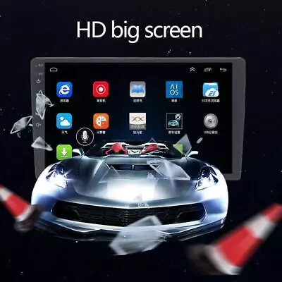 9 Single Din Navigation DVD Video TV WiFi/3G/4G Android 8.1 Car Stereo Radio GPS • $221.04