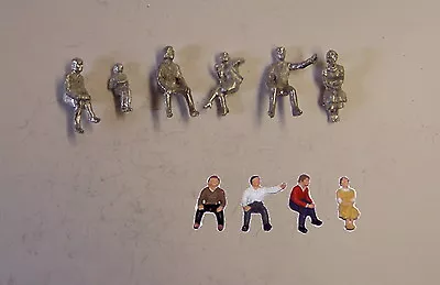 £6.95 • Buy P&D Marsh OO Gauge PW116 Sitting People (6) Castings Require Painting