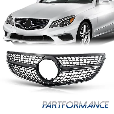 Diamond Grill For Mercedes W207 E-CLASS Coupe Facelift 2014-2017 Black • $87.53