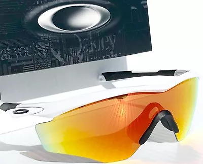 NEW* OAKLEY M2 Polished White W FIRE Iridium Lens Sunglass 9343-05 • $96.86