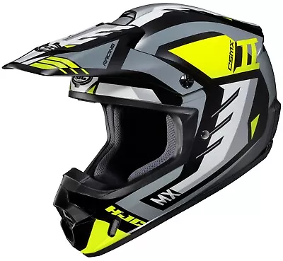 HJC CS-MX2 Phyton Motocross Helmet Yellow 3X 3XL XXXL XXX ATV CSMX CS-MX II Dirt • $88.99