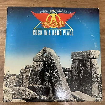 Vintage 1982 Aerosmith ‎Rock In A Hard Place LP Columbia ‎Record Tested • $19.87
