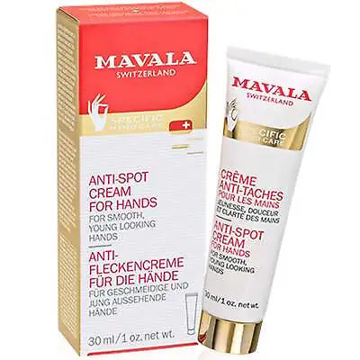 Mavala Anti-Spot Hand Cream - For Smooth & Young Looking Hands 30ml (92801) • £21.60