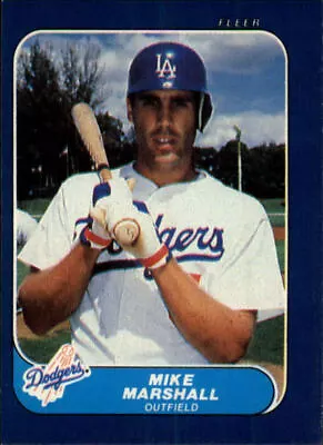 1986 Fleer Mini Baseball Card #30 Mike Marshall • $0.99