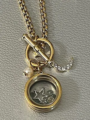 Origami Owl Gold To The Moon Petite Locket • $36