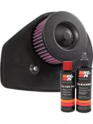 K&N Air Filter HD-4915 + Recharge Kit Fits HARLEY DAVIDSON XG500 STREET 30 CI • $126.90