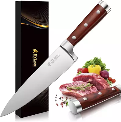 Chef Knife-Pro Kitchen High Carbon Stainless Steel Sharp With Ergonomic Handle  • $12.38