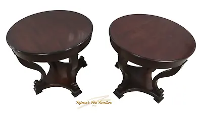 Pair Baker Milling Road Empire Large Accent Tables MR3057 • $2150