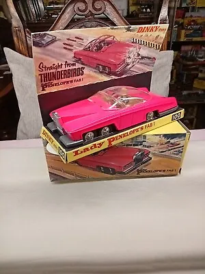 Dinky Toys No.100 - Florescent Thunderbirds Lady Penelope's FAB 1 Car (1967-75). • £100