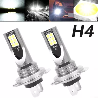 H4 LED Headlight 14000LM Kit 50W Lamp Bulbs Globes High Low Beam Upgrade Hh • $16.19