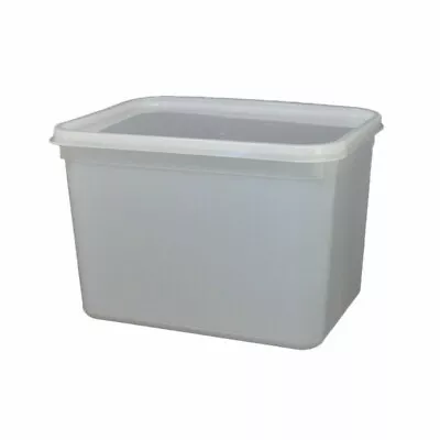 10 X 4 Littre Rectangular Ice Cream Tubs & Lids Kitchen Food Storage Containers • £17.99