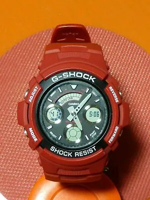 Casio G-Shock AW-591RL-4ADR #4778 Kawasaki Red Series WATCH- Pre-owned/RARE! • $159.89