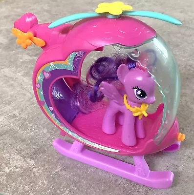 Hasbro My Little Pony 2014 MLP Helicopter Vehicle Playset W/ Pony FREE SHIPPING • $13.75