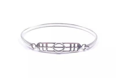 Kit Heath Bangle Bracelet Charles Rennie Mackintosh Design Sterling Silver 9.1g • £35