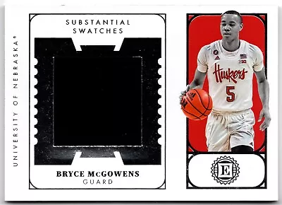 2022 Chronicles Draft Encased Substantial Rookie Swatches BRYCE McGOWENS #ES-BMC • $8.99