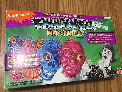 Nickelodeon Mattel Thingmaker Mad Scientist Accessory Pack 1994 Used With Goo. • $11.99