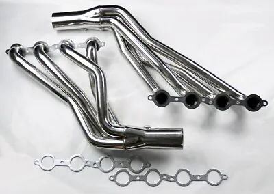 Long Tube Stainless Steel Headers W/ Gaskets For Chevy GMC 07-14 4.8L 5.3L 6.0L  • $178