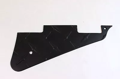 Matte Black Aluminum Diamond Plate Pickguard Fits Gibson Les Paul Studio Guitar • $62.78