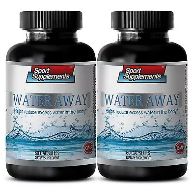 Appetite Suppressant - Water Away Pills 700mg - Help Weight Loss Capsules -2 Bot • £40.36