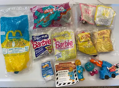 1990-92 McDonalds Happy Meal Lot Barbie-Dinosaurs-Mighty Mini-M Squad-Hot Wheels • $11.69