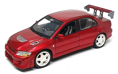 Ertl 1/18 Scale Diecast DC12124G - Mitsubishi Evolution VII - Met Red • $190.99