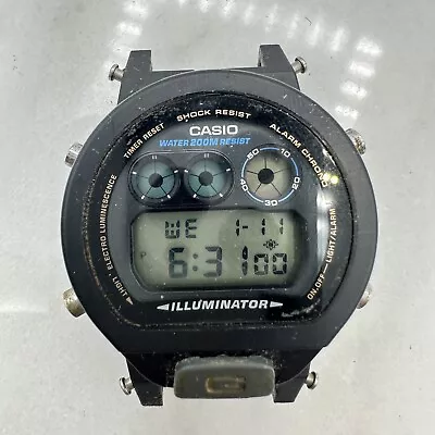 Vintage Casio G-Shock DW-6900 1289 Needs Bezel & Band No Backlight New Battery • $18.99