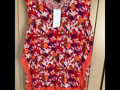 BNWT Little Miss By Captain Tortue Vest Top Size M  • £7.99