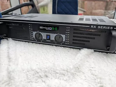 Ekho Sound RX-600 Stereo Power Amplifier DJ Disco PA System 600w Watts 2x300w • £55