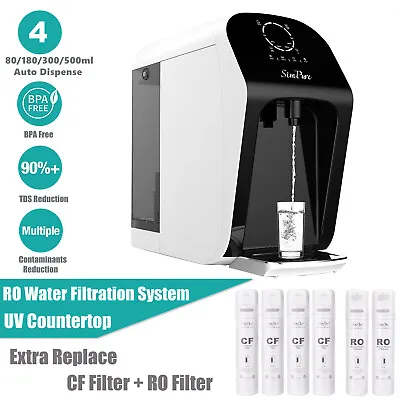 SimPure WP1 UV Countertop Reverse Osmosis Water Filter System Drinking Dispenser • $19.99