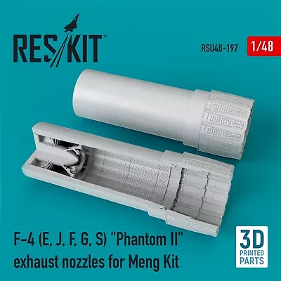 Reskit 1/48 RSU48-0197 F-4 (EJFGS)  PHANTOM II  EXHAUST NOZZLES FOR MENG KIT • £14.99