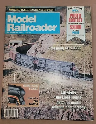 Model Railroader Sept 1987 Issue • $5