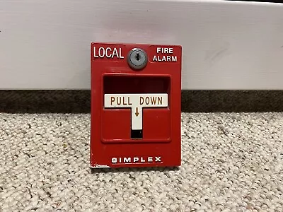 Vintage Simplex 2099-9786 Local Fire Alarm Pull Station • $149.99