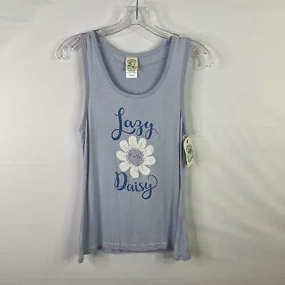 Nite Nite Munki Munki Womens Pajama Top Size XS Blue Lazy Daisy NWT • $13.30