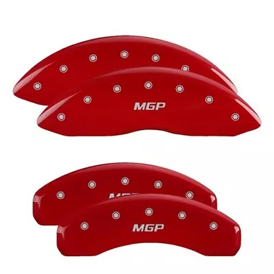 MGP Caliper Covers Set Of 4 Red Finish Silver MGP • $249