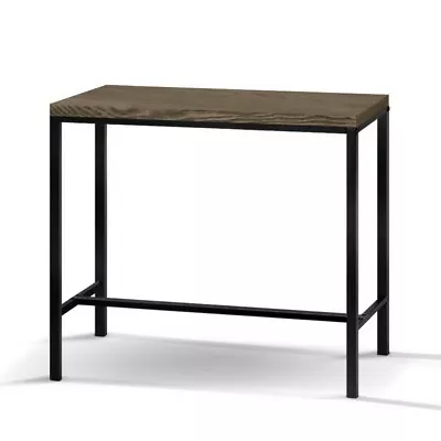 Artiss Vintage Industrial High Bar Table For Stool Kitchen Cafe Desk Brown/Wood • $116.39