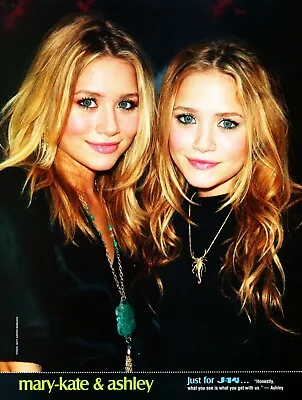 MAGAZINE POSTER ~ MARY-KATE & ASHLEY OLSEN  Out Of Print Very Rare  • $6.99