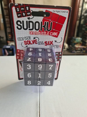 £9.49 • Buy Sudoku Cube Puzzle Game Brain Teaser Adults Kids Childs Game Toys