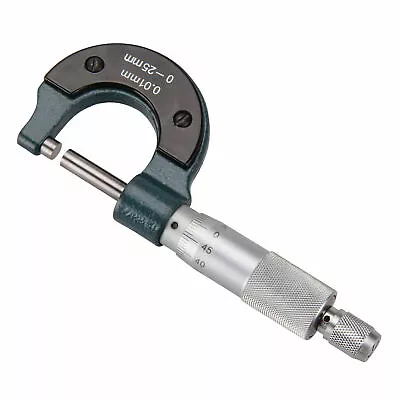 0-25mm External Micrometer Metric External Outside Micrometer Gauge S247 • £108.71