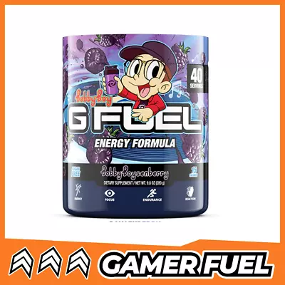 Gamma Labs G Fuel Energy Tub 40 Serves GFuel Bobby Boysenberry • $64.95