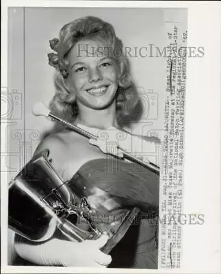 1962 Press Photo Susan Light Named Miss Texas Majorette In Fort Worth. • $19.99