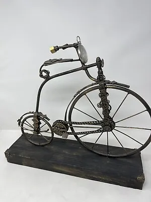 Old Fashioned Steampunked Penny Farthing Bicycle  ARTIST DESIGN TLD Rustic EB567 • $57