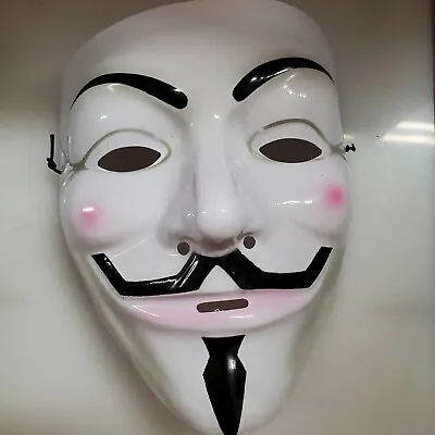$10.79 • Buy Guy Fawkes Halloween Mask V For Vendetta Mask Anonymous Hacker Mask 