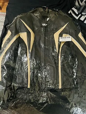 Moto GP Motorcycle Racing Jacket WL With Back And Shoulder Padding EUC • $202.50