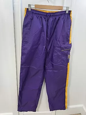 Logo Athletic's Vtg Minnesota Vikings Men's Nylon Wind Pants Sz Large  Football • $20