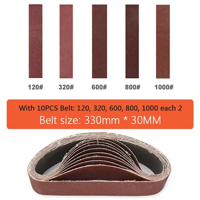 30x330mm Sanding Belt 120 320 600 800 1000 Grit Abrasive Belts For Belt Sander • £8.35