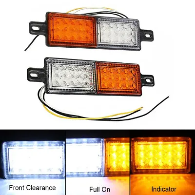 1 Pair LED Bullbar Indicator Lights Front Park DRL Amber For ARB TJM Marker Lamp • $32.46