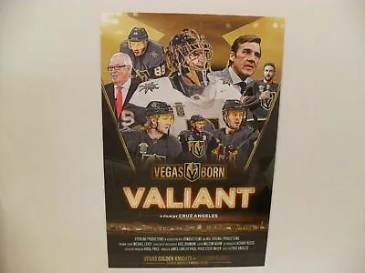 Vegas Golden Knights Game Day Poster 11-17-19 Valiant Film Calgary Flames NEW! • $11.99